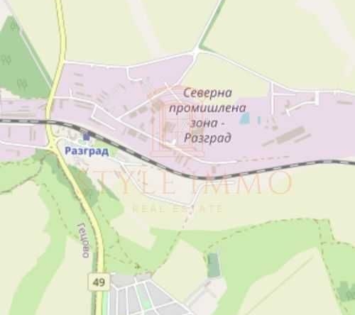 Парцел в Разград, Промишлена зона - Запад - 22000 кв.м за 15 €/кв.м - Снимка #1