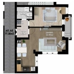 Двустаен апартамент в Пловдив, Кючук Париж - 77 кв.м за 886 €/кв.м - Снимка #1