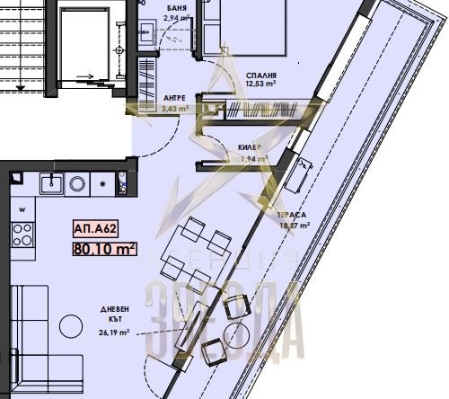 Двустаен апартамент в Пловдив, Христо Смирненски - 95 кв.м за 637 €/кв.м - Снимка #1