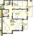 Тристаен апартамент в Бургас, Меден рудник - зона В - 106 кв.м за 980 €/кв.м - Снимка #1