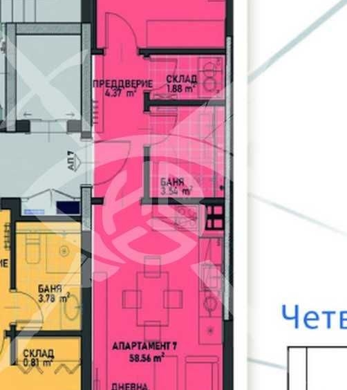 Двустаен апартамент в София, Център - 70 кв.м за 1212 €/кв.м - Снимка #1