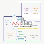 Тристаен апартамент в Варна, Левски - 82 кв.м за 2561 €/кв.м - Снимка #1