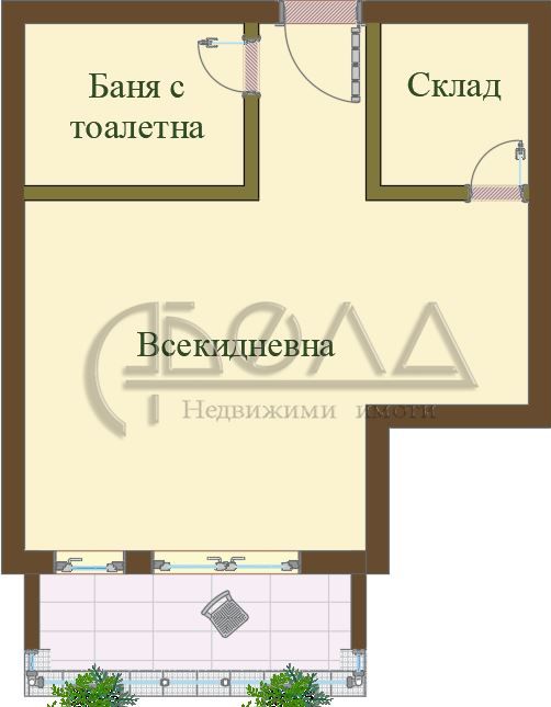 Едностаен апартамент в София, Манастирски ливади - 56 кв.м за 1958 €/кв.м - Снимка #1