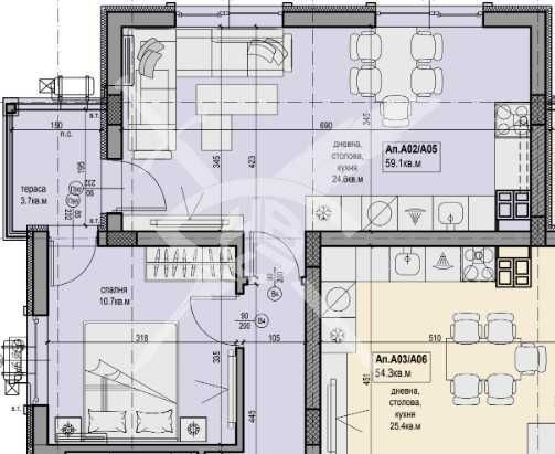 Двустаен апартамент в Пловдив, Христо Смирненски - 70 кв.м за 915 €/кв.м - Снимка #1