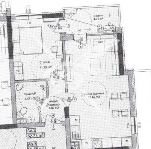 Двустаен апартамент в Айтос - 64 кв.м за 408 €/кв.м - Снимка #1