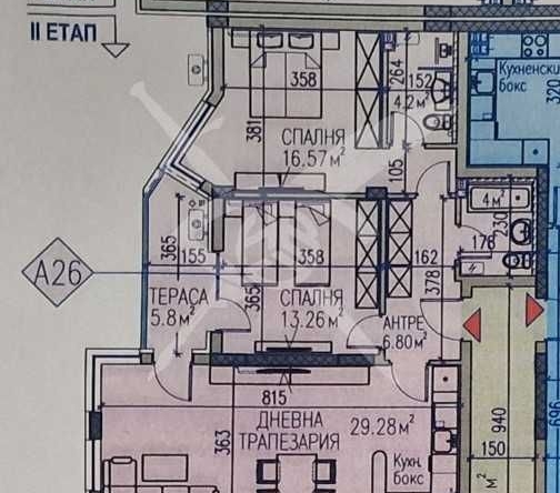 Тристаен апартамент в София, Хладилника - 110 кв.м за 851 €/кв.м - Снимка #1