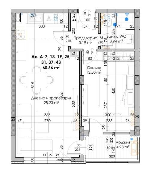 Дава се под наем Двустаен апартамент в Пловдив, Кючук Париж - 72 кв.м за 38499 € - Снимка #1
