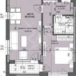 Дава се под наем Двустаен апартамент в Пловдив, Тракия - 73 кв.м за 151900 € - Снимка #1