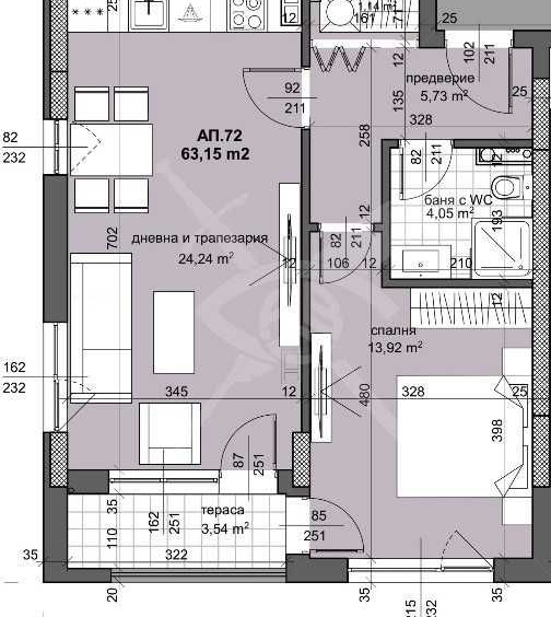 Дава се под наем Двустаен апартамент в Пловдив, Тракия - 73 кв.м за 151900 € - Снимка #1