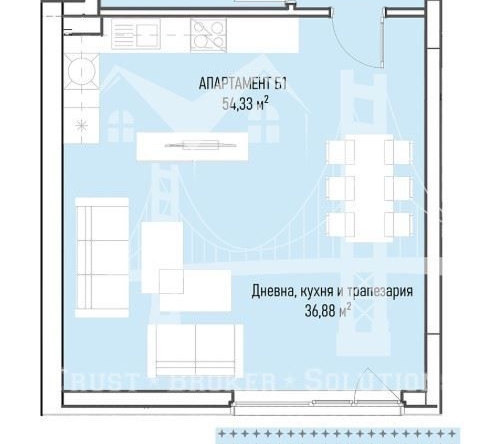 Едностаен апартамент в София, Младост 4 - 66 кв.м за 2500 €/кв.м - Снимка #1