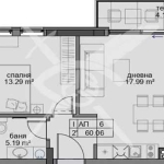 Двустаен апартамент в с. Равда, Област Бургас - 60 кв.м за 1152 €/кв.м - Снимка #1