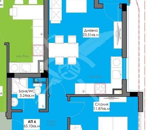 Двустаен апартамент в Бургас, Крайморие - 65 кв.м за 1303 €/кв.м - Снимка #1