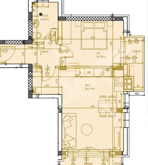 Двустаен апартамент в Пловдив, Западен - 82 кв.м за 1260 €/кв.м - Снимка #1