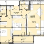 Тристаен апартамент в Пловдив, Тракия - 112 кв.м за 540 €/кв.м - Снимка #1