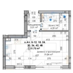 Дава се под наем Едностаен апартамент в Пловдив, Кючук Париж - 40 кв.м за 21666 € - Снимка #1