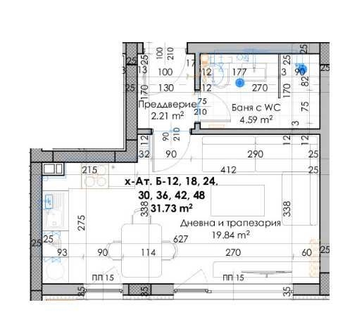 Дава се под наем Едностаен апартамент в Пловдив, Кючук Париж - 40 кв.м за 21666 € - Снимка #1