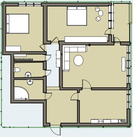 Тристаен апартамент в Варна, Червен площад - 120 кв.м за 2000 €/кв.м - Снимка #1