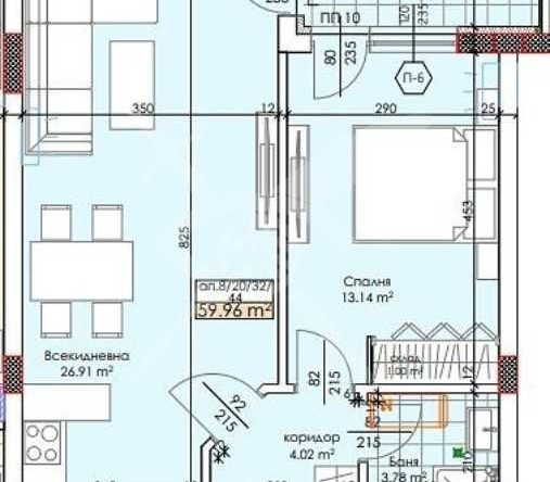 Двустаен апартамент в Пловдив, Тракия - 75 кв.м за 1734 €/кв.м - Снимка #1