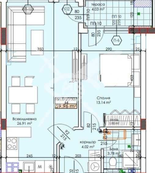 Двустаен апартамент в Пловдив, Тракия - 75 кв.м за 884 €/кв.м - Снимка #1