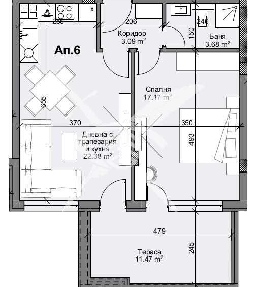 Двустаен апартамент в Пловдив, Кършияка - 81 кв.м за 974 €/кв.м - Снимка #1