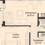 Двустаен апартамент в Пловдив, Гагарин - 72 кв.м за 1112 €/кв.м - Снимка #1