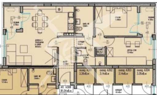 Дава се под наем Тристаен апартамент в Бургас, Славейков - 103 кв.м за 103990 € - Снимка #1