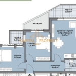 Тристаен апартамент в Варна, Аспарухово - 98 кв.м за 1276 €/кв.м - Снимка #1