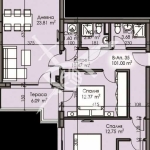 Тристаен апартамент в Бургас, Изгрев - 101 кв.м за 1200 €/кв.м - Снимка #1