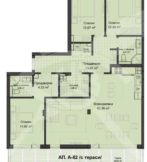 Многостаен апартамент в Пловдив, Кършияка - 187 кв.м за 855 €/кв.м - Снимка #1