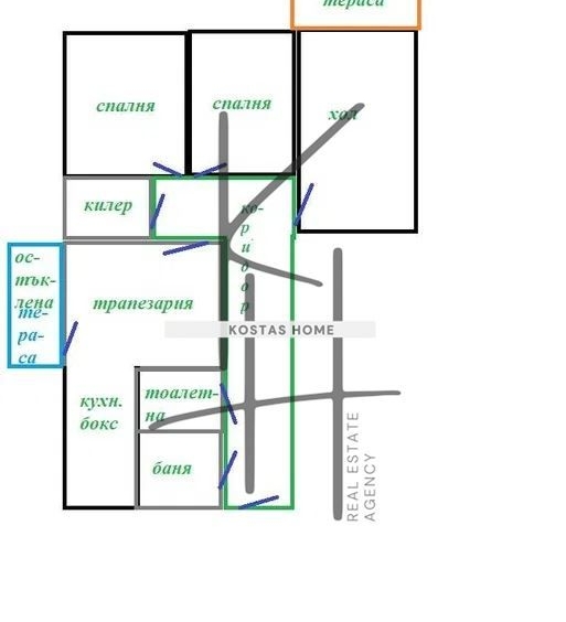 Четиристаен апартамент в Варна, Левски - 90 кв.м за 2167 €/кв.м - Снимка #1