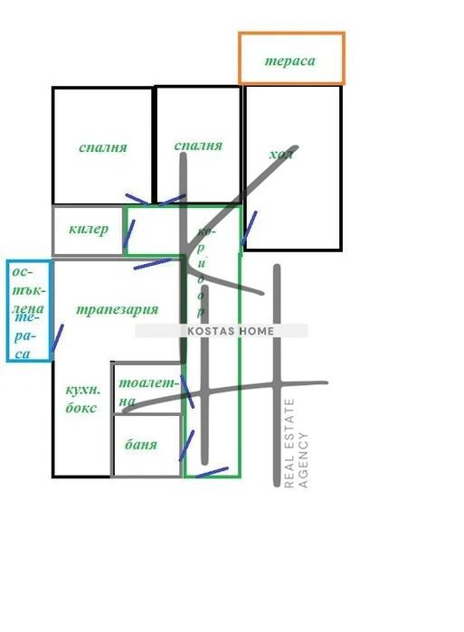 Четиристаен апартамент в Варна, Левски - 90 кв.м за 2167 €/кв.м - Снимка #1