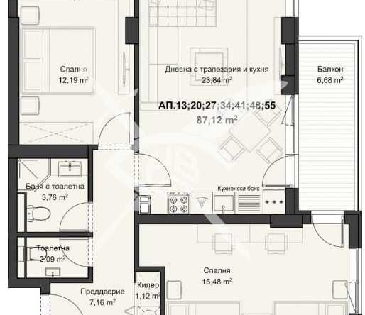 Тристаен апартамент в Пловдив, Кючук Париж - 101 кв.м за 894 €/кв.м - Снимка #1