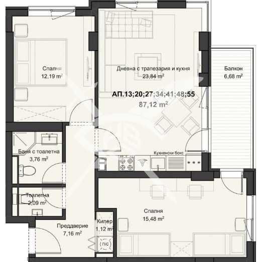 Тристаен апартамент в Пловдив, Кючук Париж - 101 кв.м за 894 €/кв.м - Снимка #1