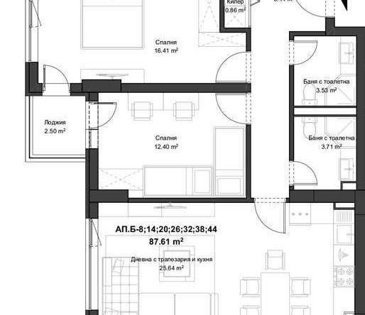 Тристаен апартамент в Пловдив, Кючук Париж - 102 кв.м за 1230 €/кв.м - Снимка #1