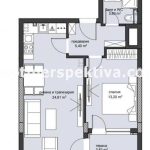 Двустаен апартамент в Пловдив, Христо Смирненски - 68 кв.м за 1157 €/кв.м - Снимка #1