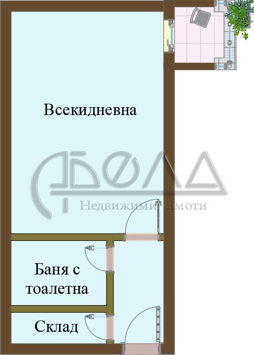 Едностаен апартамент в София, Люлин 2 - 49 кв.м за 1300 €/кв.м - Снимка #1