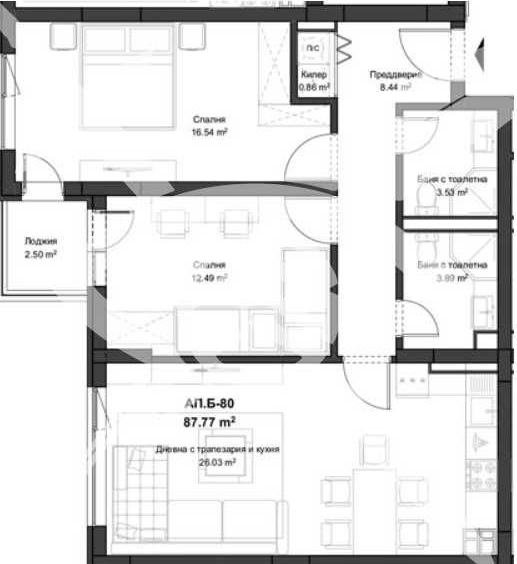 Тристаен апартамент в Пловдив, Кючук Париж - 103 кв.м за 891 €/кв.м - Снимка #1