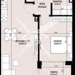 Дава се под наем Двустаен апартамент в Бургас, Изгрев - 65 кв.м за 80000 € - Снимка #1