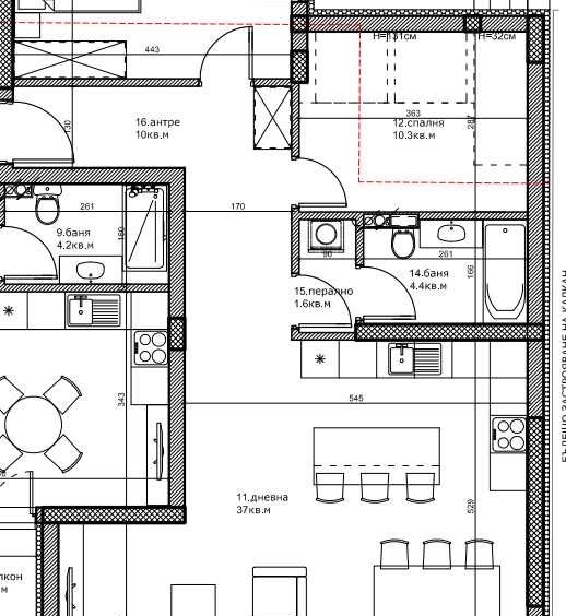 Тристаен апартамент в Пловдив, Кючук Париж - 123 кв.м за 1300 €/кв.м - Снимка #1