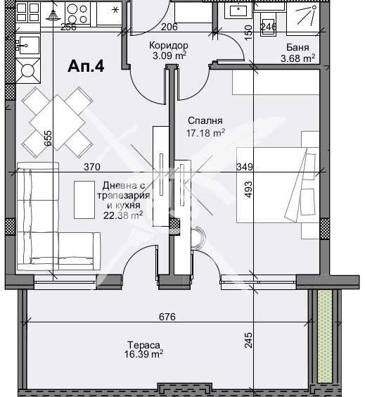Двустаен апартамент в Пловдив, Кършияка - 88 кв.м за 1911 €/кв.м - Снимка #1