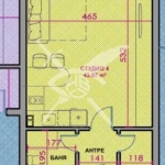 Едностаен апартамент в София, Хладилника - 43 кв.м за 948 €/кв.м - Снимка #1