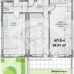 Тристаен апартамент в Пловдив, Христо Смирненски - 120 кв.м за 800 €/кв.м - Снимка #1