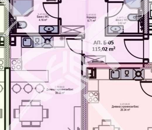 Тристаен апартамент в София, Младост 2 - 116 кв.м за 2207 €/кв.м - Снимка #1