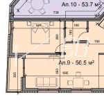 Двустаен апартамент в Варна, Цветен квартал - 56 кв.м за 1817 €/кв.м - Снимка #1