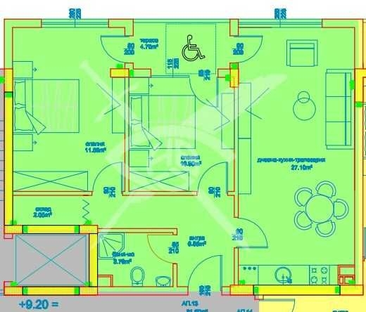 Тристаен апартамент в Бургас, Изгрев - 90 кв.м за 795 €/кв.м - Снимка #1