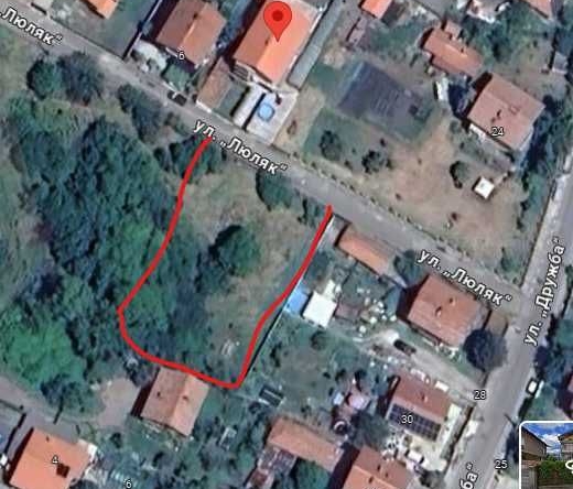 Парцел в с. Волуяк, Област София-град - 818 кв.м за 184 €/кв.м - Снимка #1