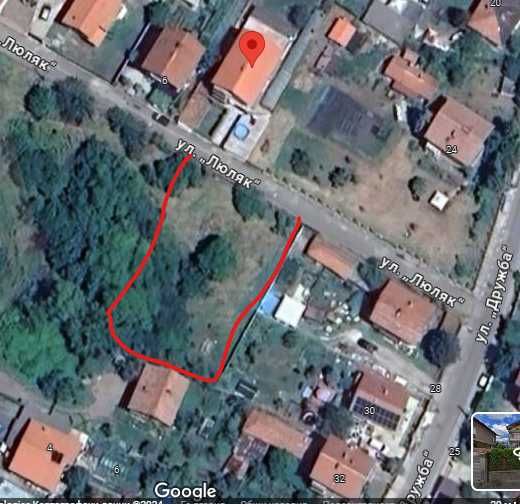 Парцел в с. Волуяк, Област София-град - 818 кв.м за 184 €/кв.м - Снимка #1