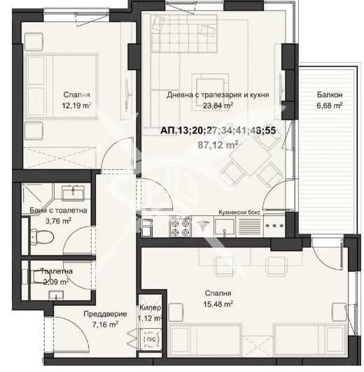 Тристаен апартамент в Пловдив, Кючук Париж - 101 кв.м за 894 €/кв.м - Снимка #1