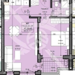 Двустаен апартамент в Пловдив, Кършияка - 69 кв.м за 1095 €/кв.м - Снимка #1