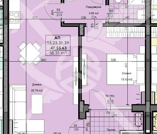 Двустаен апартамент в Пловдив, Кършияка - 69 кв.м за 1095 €/кв.м - Снимка #1